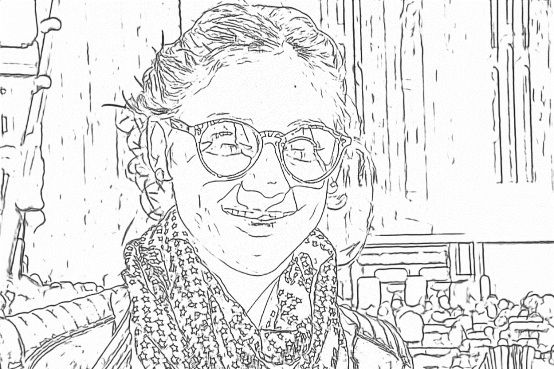 Wan 2.7 Image Edit: Generate an image that matches the exquisite silhouette outlined in Figure 1, and follows the following descri