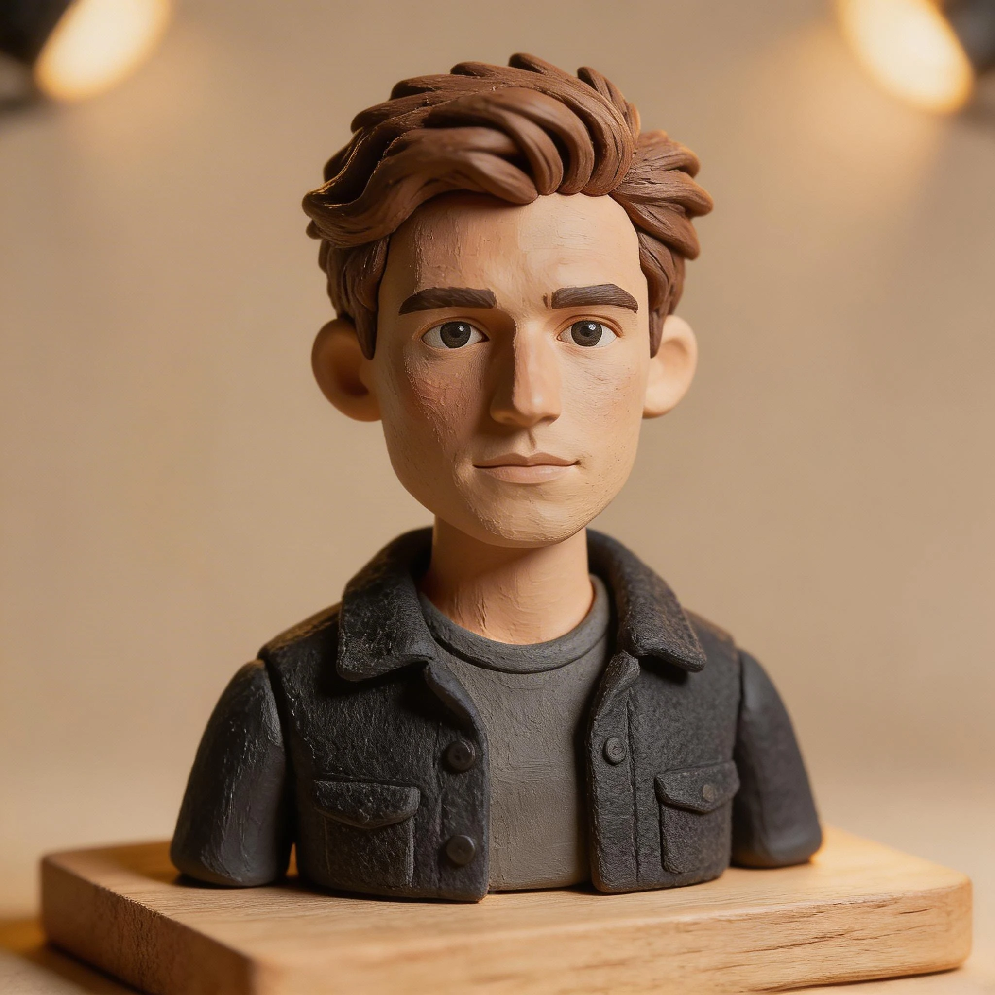 Seedream V5.0 Lite Edit: Transform the entire scene into a miniature tilt-shift diorama. Make the subject look like a hand-painted figu