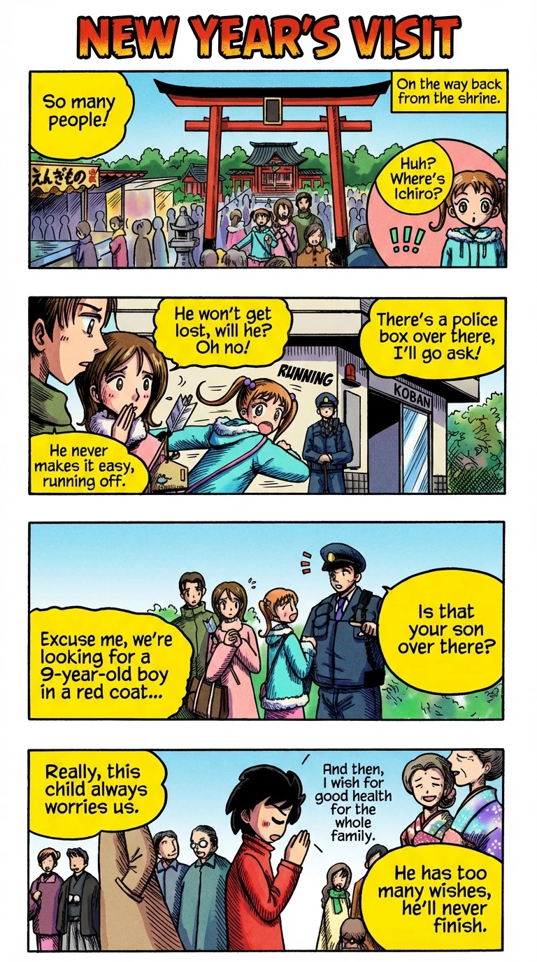 Gemini 3 Pro Image Edit: Change the manga style to Classic American comic book style and change the word to English