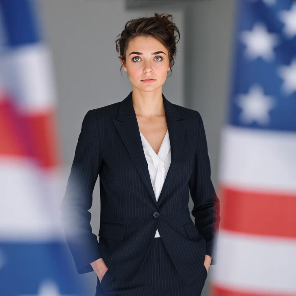 Ideogram Character: she is the president of the united states