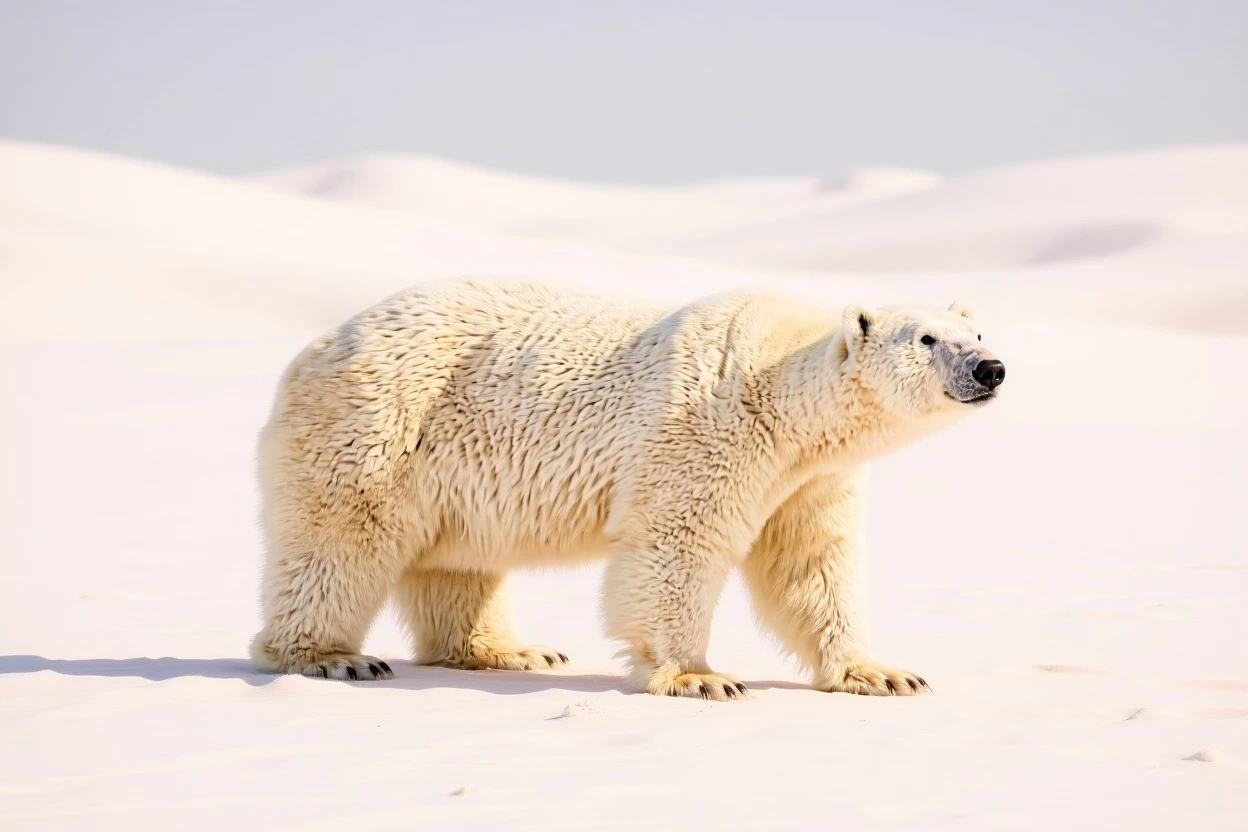 Photon Flash Modify: Let this polar bear walk on the desert